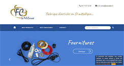Desktop Screenshot of lefilcuivre.com